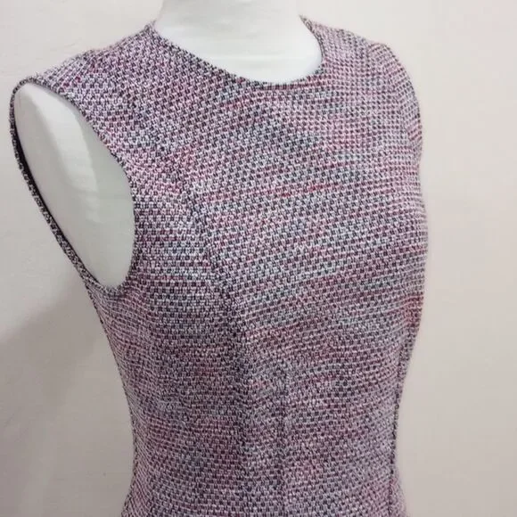 Theory Hourglass Beacon Tweed Dress - Size 6